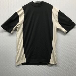 Izod Shirt Mens Small Black White Performance Stretch Everyday Casual Basic Norm